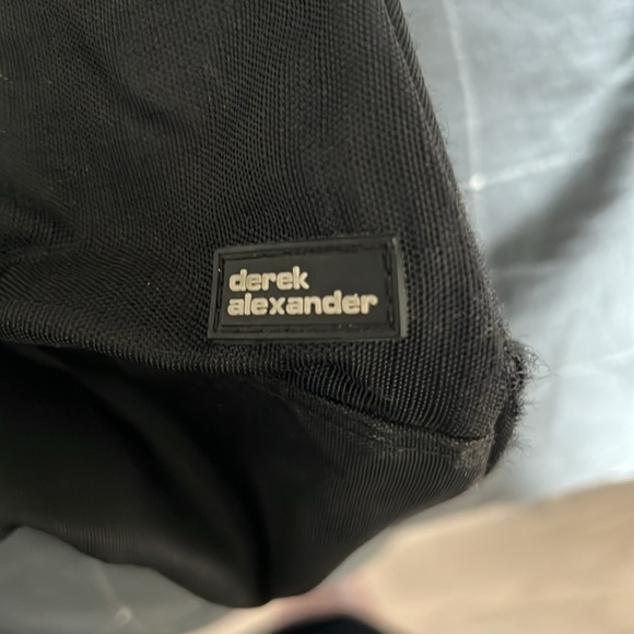 Derek Alexander Black Nylon Sling Backpack Crossbody Bag - Picture 3 of 6